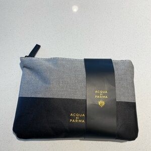 Acqua Di Parma Two-Tone Black and Gray Toiletry Bag